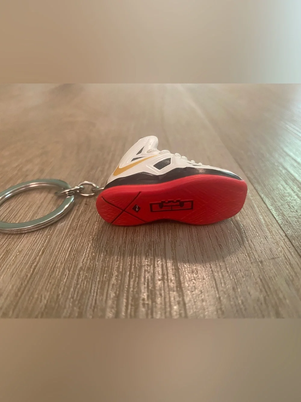 Mini Nike LeBron 10 USA Keychain